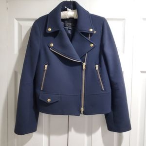 J. Crew Wool Moto Jacket